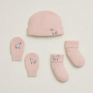 未使用✳︎手袋とニット帽付　caramelbaby &child セット cabriole-baby-gift-set--